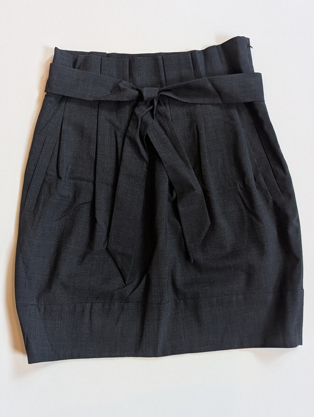 BCBG Grey Wool Skirt 4